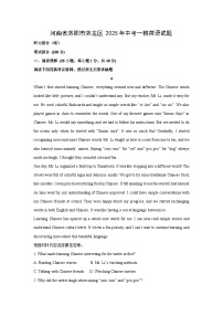 河南省洛阳市洛龙区2025年中考一模英语试题（解析版）