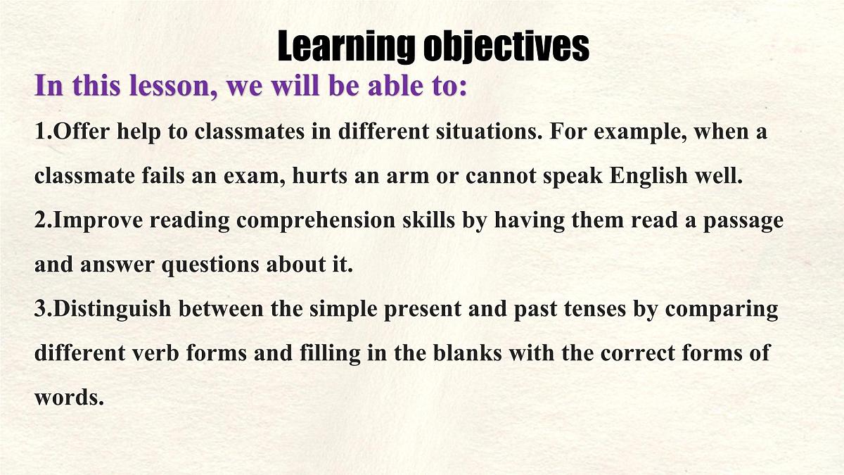 Unit 4 Lesson 3 We are with you 课件 英语冀教版(2024)七年级下册第2页