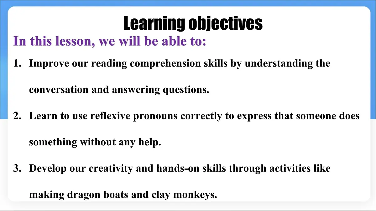 Unit 6 Lesson 3 What is in the box?课件 英语冀教版(2024)七年级下册第2页