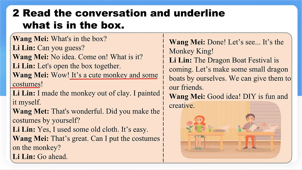 Unit 6 Lesson 3 What is in the box?课件 英语冀教版(2024)七年级下册第5页