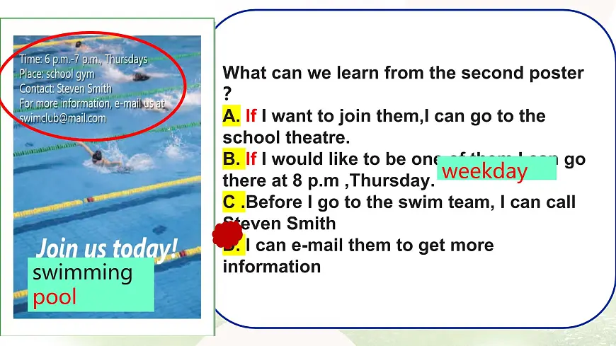 Unit 3 Lesson 4 Join us课件 英语冀教版(2024)七年级下册第6页