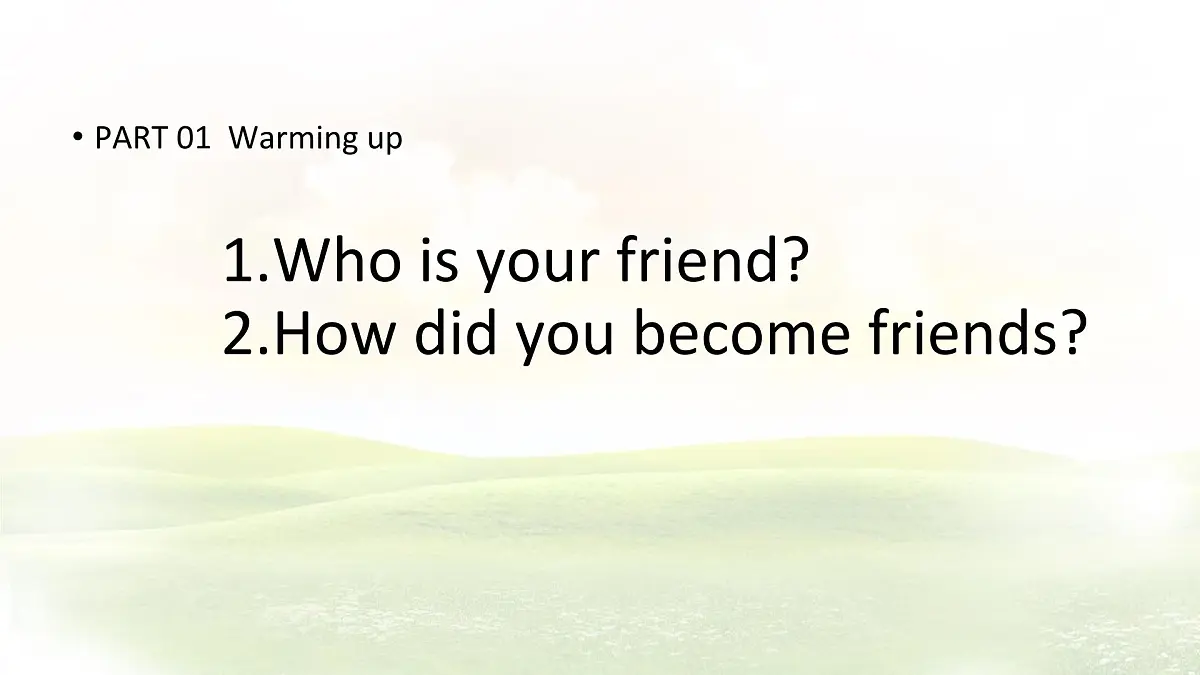 Unit 4 My friends Lesson 1 What is a friend课件 英语冀教版(2024)七年级下册第4页