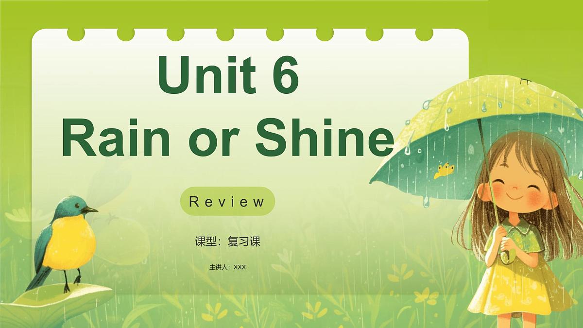 Unit 6 (单元复习课件)-2024-2025学年七年级英语下册(人教版2024)第1页
