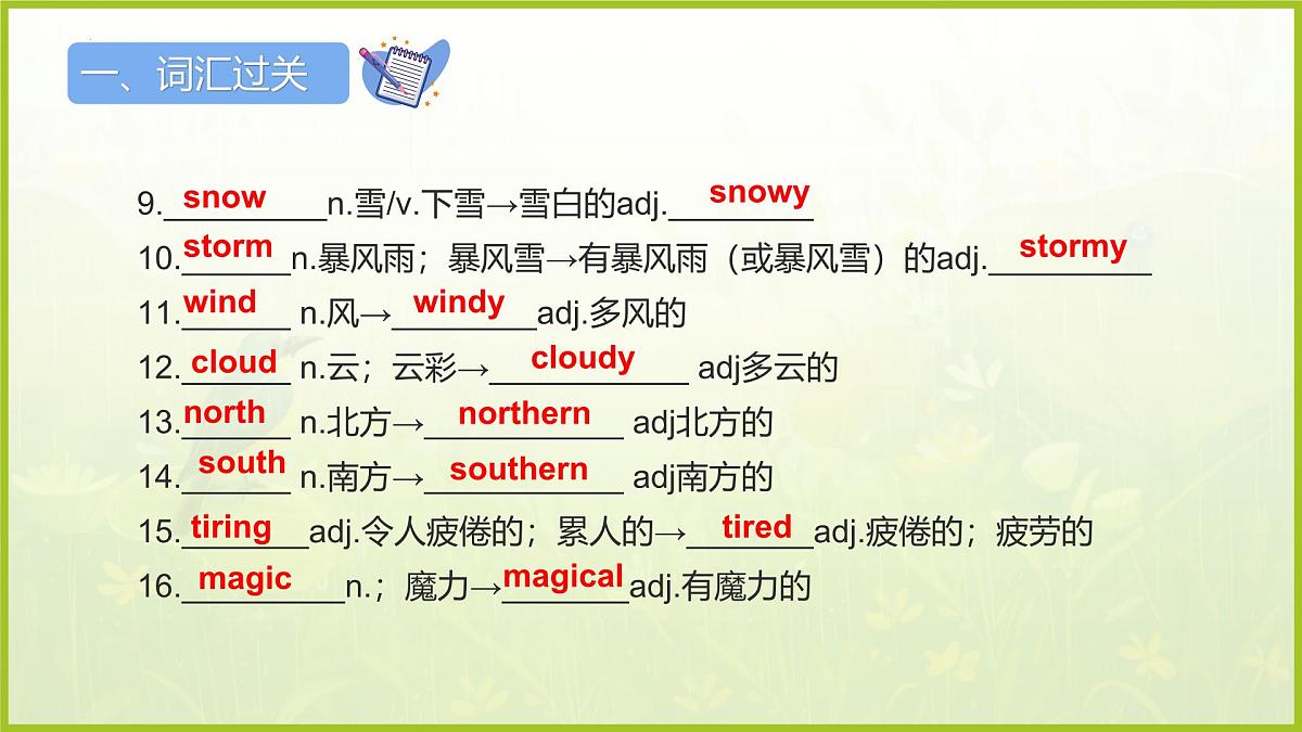 Unit 6 (单元复习课件)-2024-2025学年七年级英语下册(人教版2024)第5页