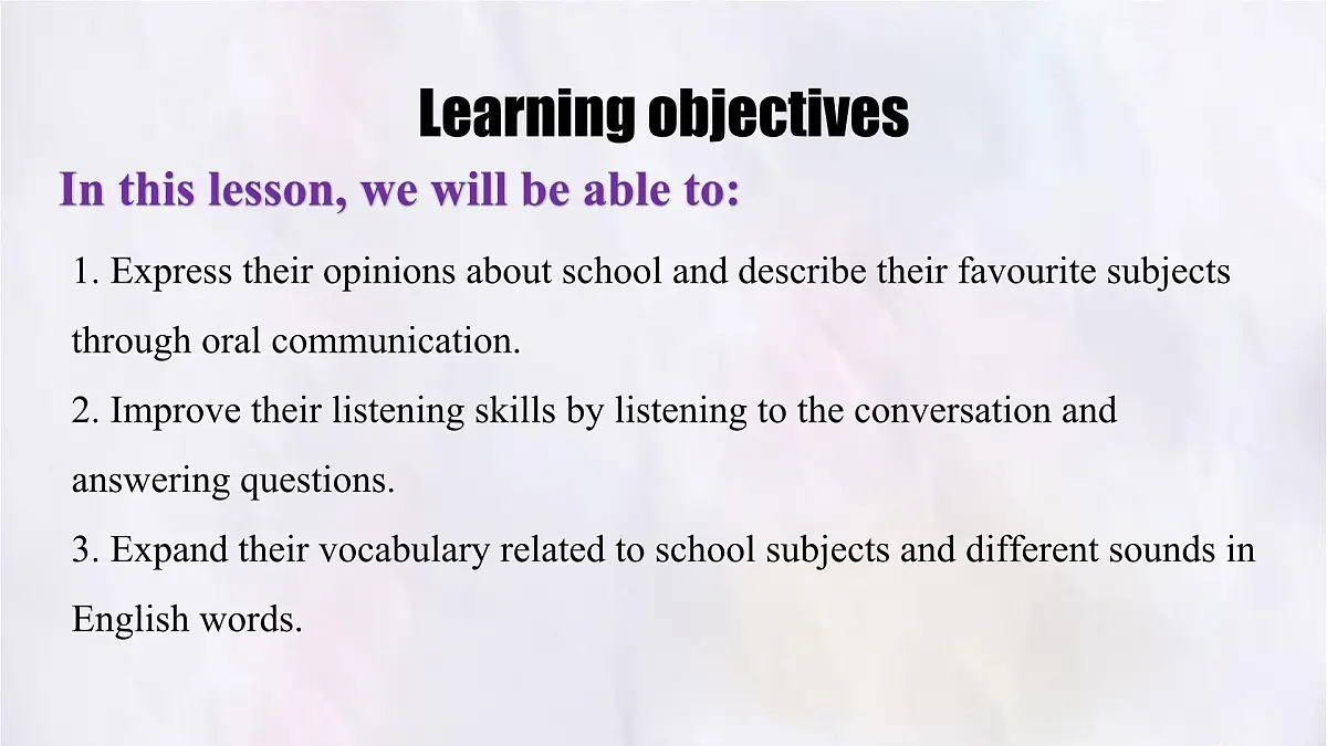 Unit 2 School life Lesson 1 How is school going 课件 英语冀教版(2024)七年级下册第2页