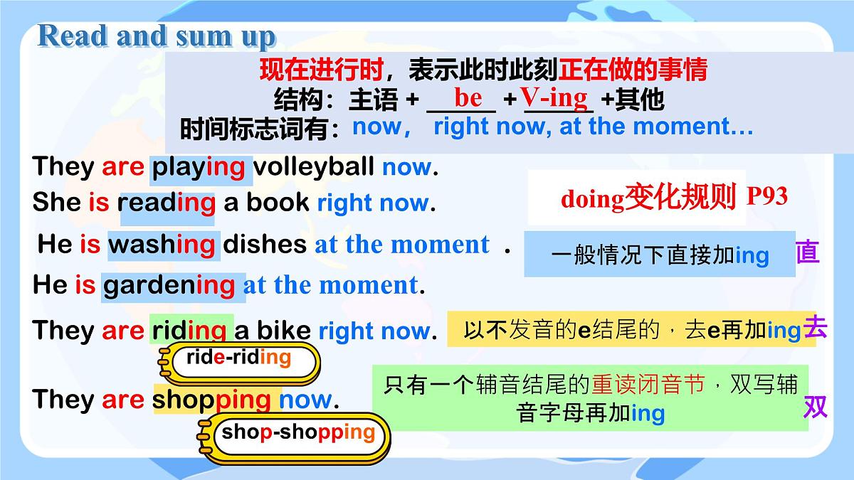 初中英语人教版(2024)七年级下册Unit 5 Here and now Section A 课件第8页