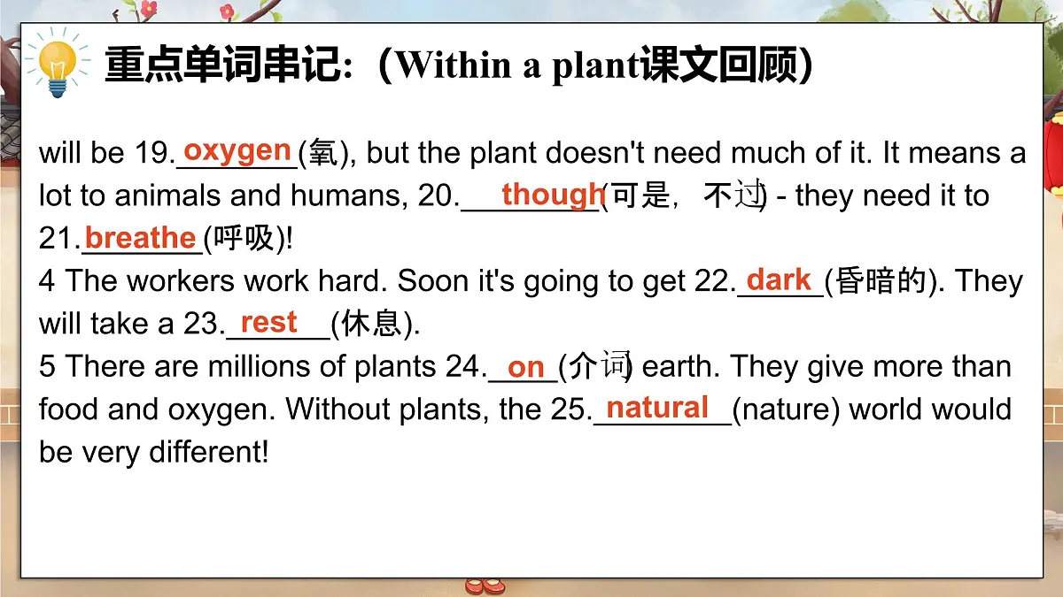 2025外研版英语七年级上册 Unit6复习 课件第4页
