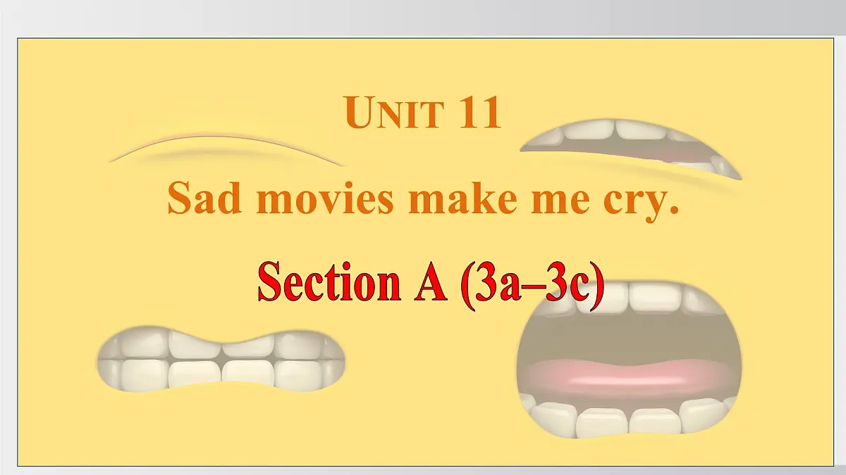 2025年春人教版英语九年级下册上课课件 Unit11 课时2. Section A(3a-3c)第1页