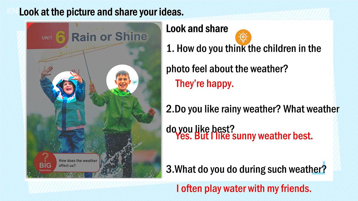 Unit 6 Rain or Shine Section A 1a-1d 课件 2024-2025学年英语人教版7年级下册第2页