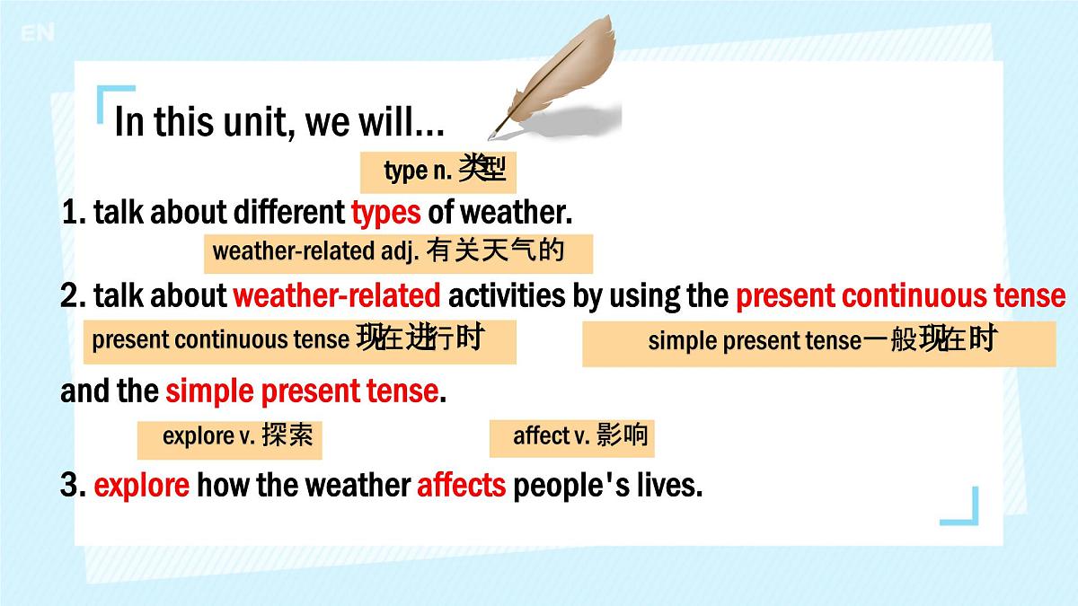 Unit 6 Rain or Shine Section A 1a-1d 课件 2024-2025学年英语人教版7年级下册第3页