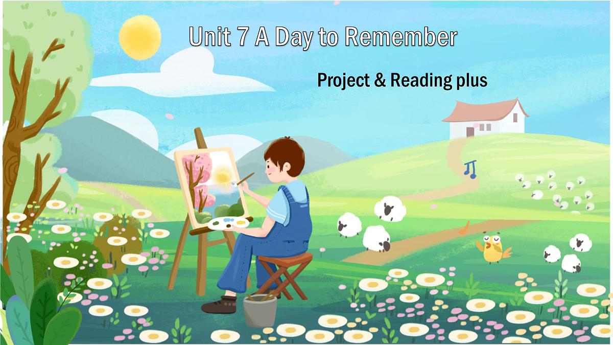 Unit 7 A Day to Remember Section B Project & Reading plus 课件 2024-2025学年英语人教版7年级下册第1页