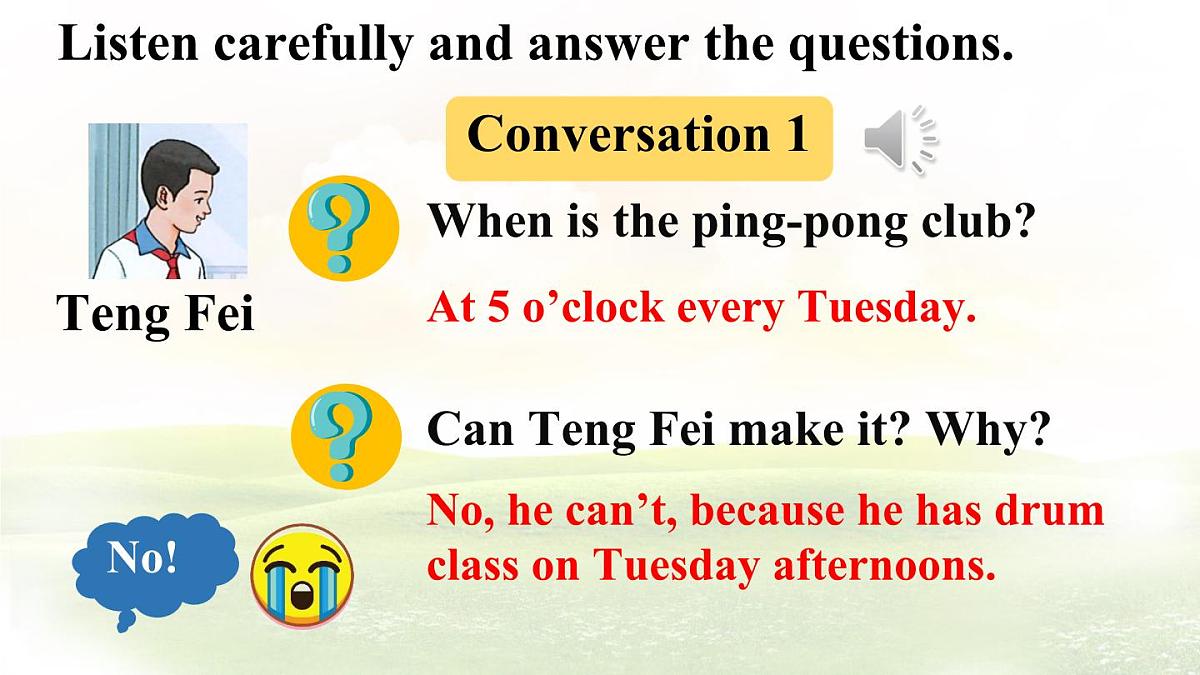 Unit 5 Fun Clubs Section A (1a~1d) 课件-人教版英语七年级上册第7页