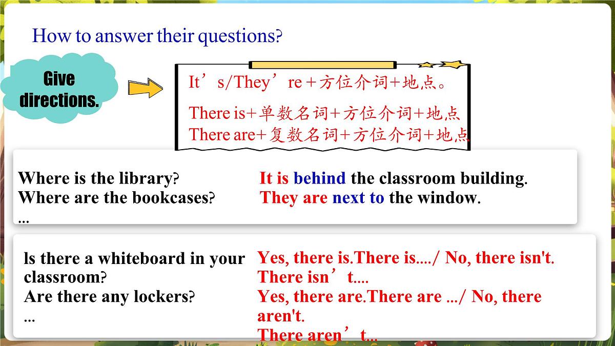 Unit3 My school! SectionA Grammar focus第6页