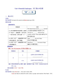 初中英语牛津译林版（2024）七年级下册（2024）Unit 6 Beautiful landscapes精品当堂达标检测题