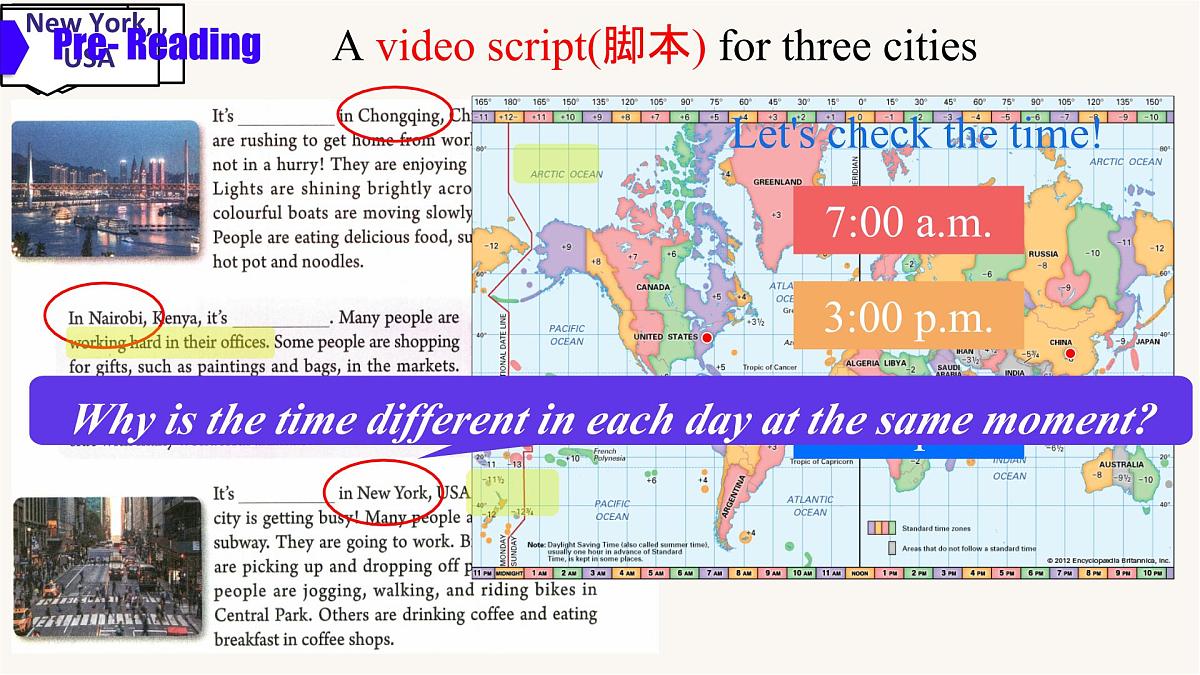 Unit 5 Here and now Section B 1a-1d 课件 2024-2025学年人教版七年级英语下册第4页