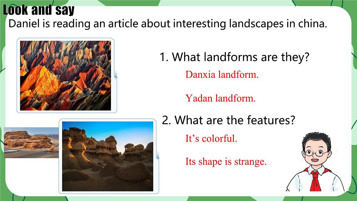 Unit 6 Beautiful landscapes Integration 课件 2024-2025学年译林版英语七年级下册第6页
