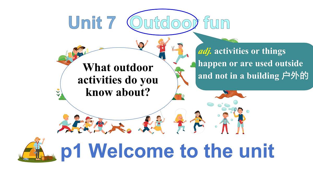 Unit 7 Outdoor fun welcome to the unit 课件 2024-2025学年译林版英语七年级下册第2页