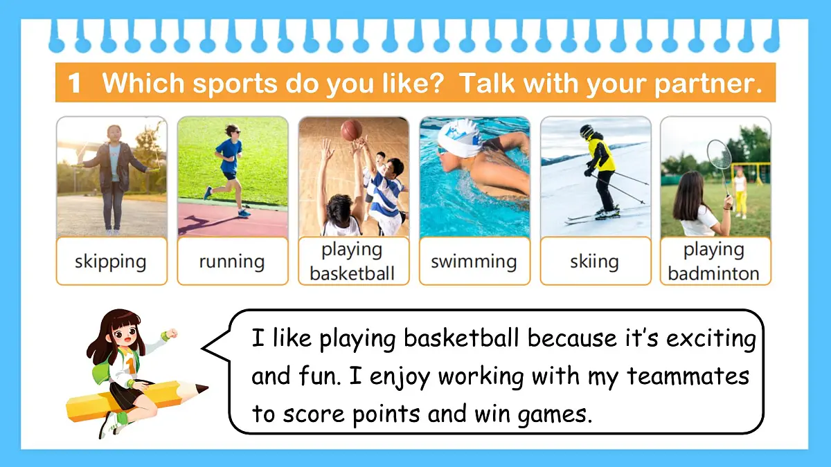 Unit 7 Ways to be healthy Lesson 2 Exercising more—初中英语冀教版(2024)七年级下册(课件)第7页