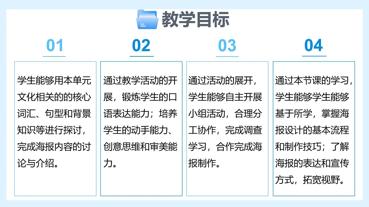 Unit 6 Being creative Lesson 5 How to make a poster—初中英语冀教版(2024)七年级下册(课件)第2页