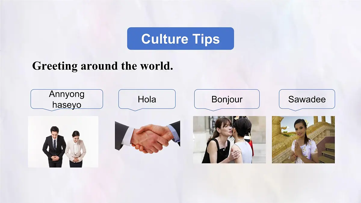 冀教版英语(2024) 七年级上册 Unit 1 Lesson 1 Hello 课件第6页