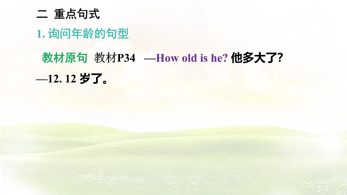 冀教版英语(2024) 七年级上册 Unit 3 Lesson 3 We all look different! 知识梳理课件 英语第4页