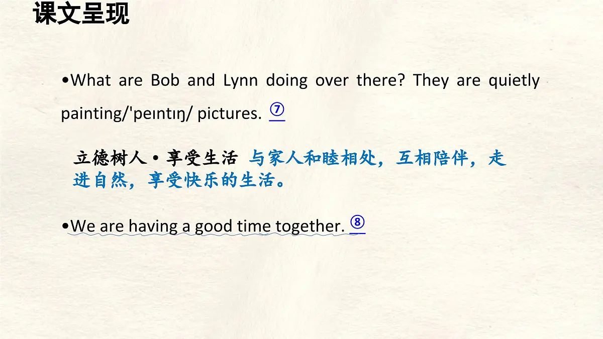 冀教版英语(2024) 七年级上册 Unit 4 Lesson 2 A family picnic课件 英语第6页