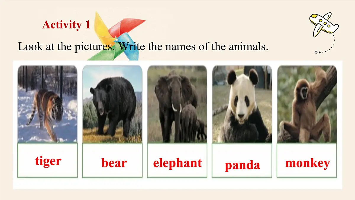 冀教版英语(2024) 七年级上册 Unit 5 Animal friends Lesson 4 My favourite animal 课件第3页