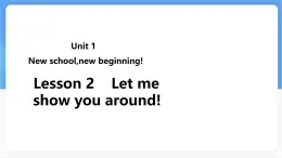 冀教版英語（2024） 七年級上冊 Unit 1 Lesson 2 同步課件