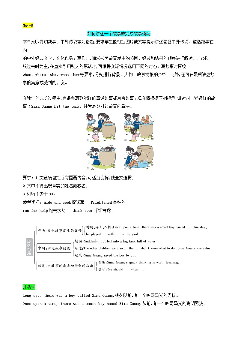 译林版2025年七年级英语下学期期末总复习(知识梳理)考点清单02Unit5-8重点语法,书面表达归纳(学生版)第3页