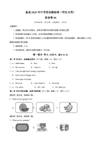 06（河北专用）-备战2025年中考英语模拟卷（原卷版+解析版）