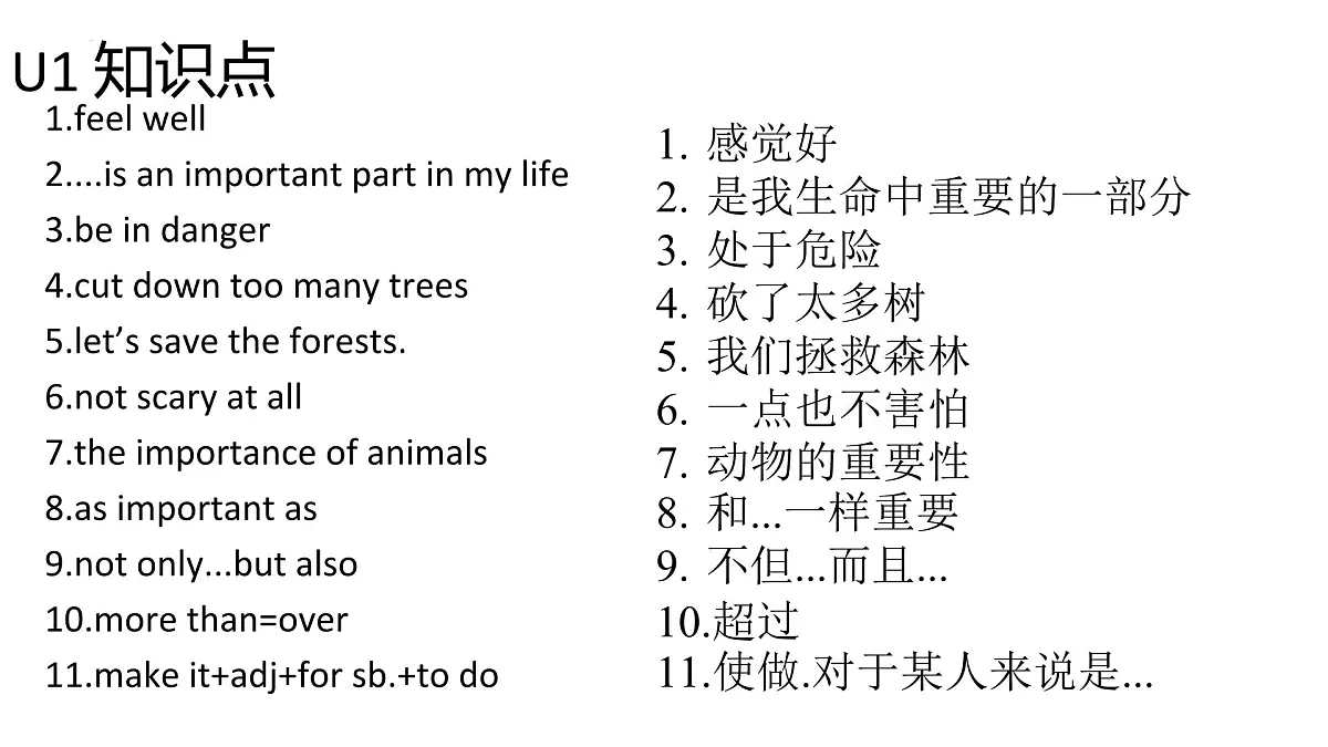 人教版七年级英语下册期末重点短语课件第2页