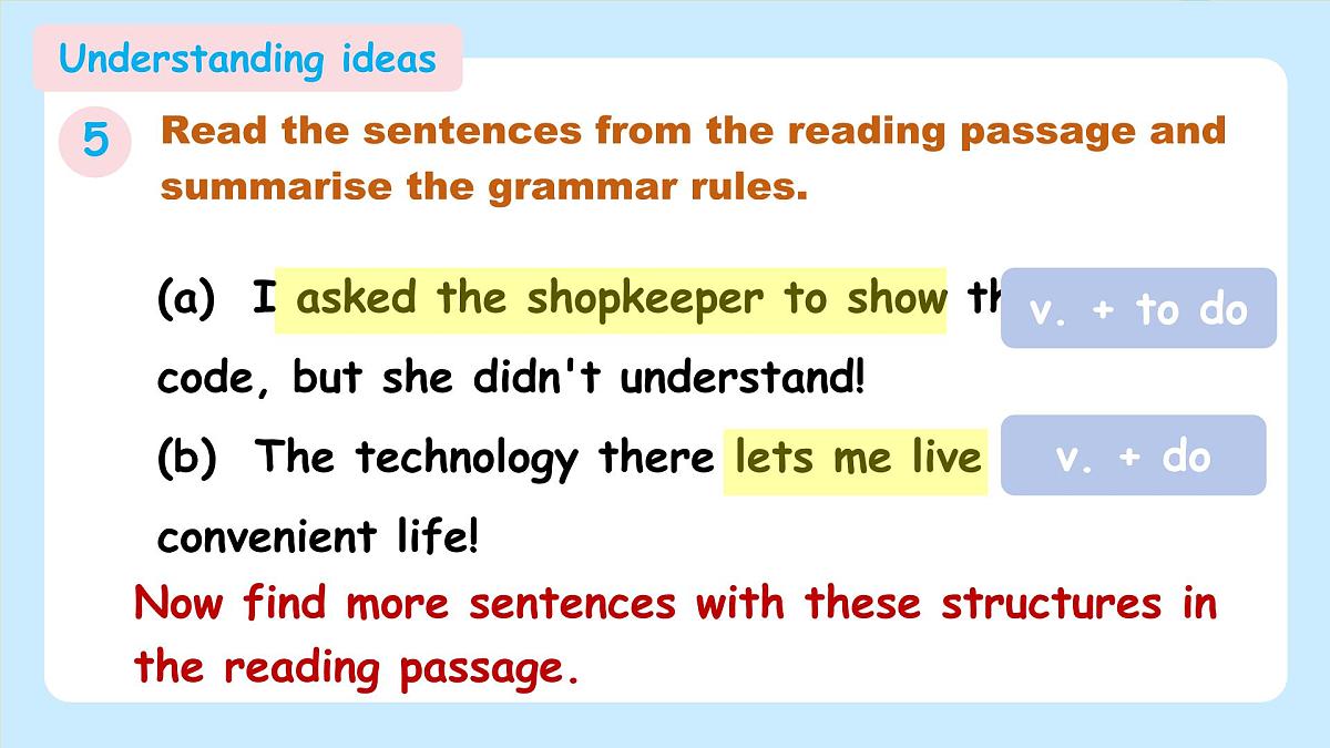 Unit 4 Digital life Understanding ideas (Grammar)(教学课件)-初中英语外研版(2024)八年级上册第8页