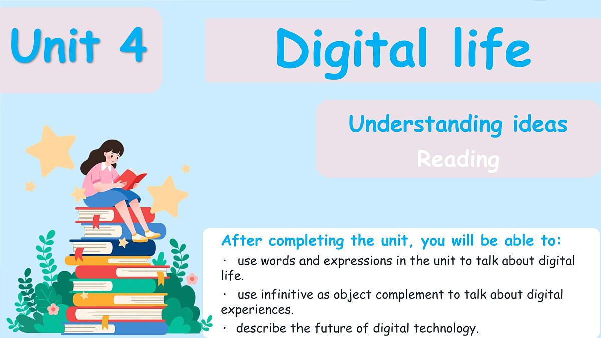 Unit 4 Digital life Understanding ideas (Reading)(教学课件)-初中英语外研版(2024)八年级上册第1页