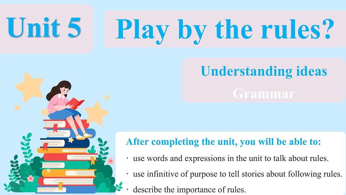 Unit 5 Play by the rules?Understanding ideas (Grammar)(教学课件)-初中英语外研版(2024)八年级上册第1页