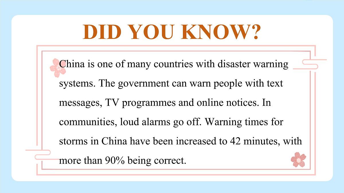 Unit 6 When disaster strikes Developing ideas (Listening & speaking)(教学课件)-初中英语外研版(2024)八年级上册第7页