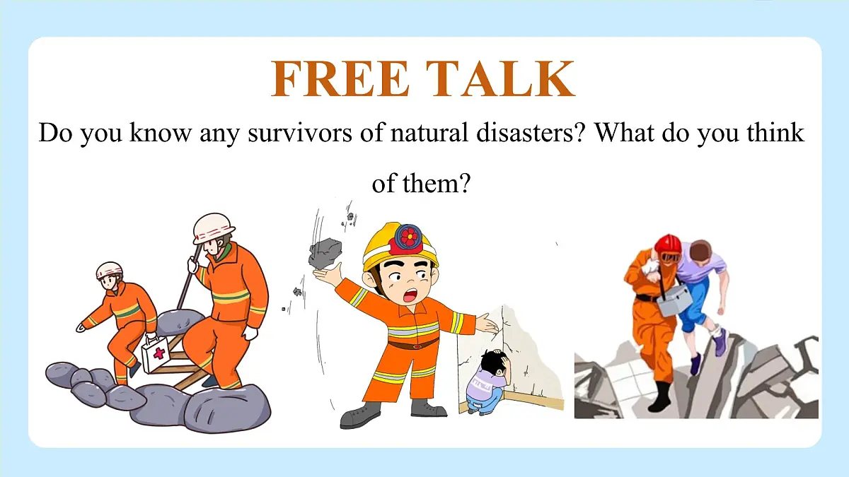 Unit 6 When disaster strikes Developing ideas (Reading for writing)(教学课件)-初中英语外研版(2024)八年级上册第5页