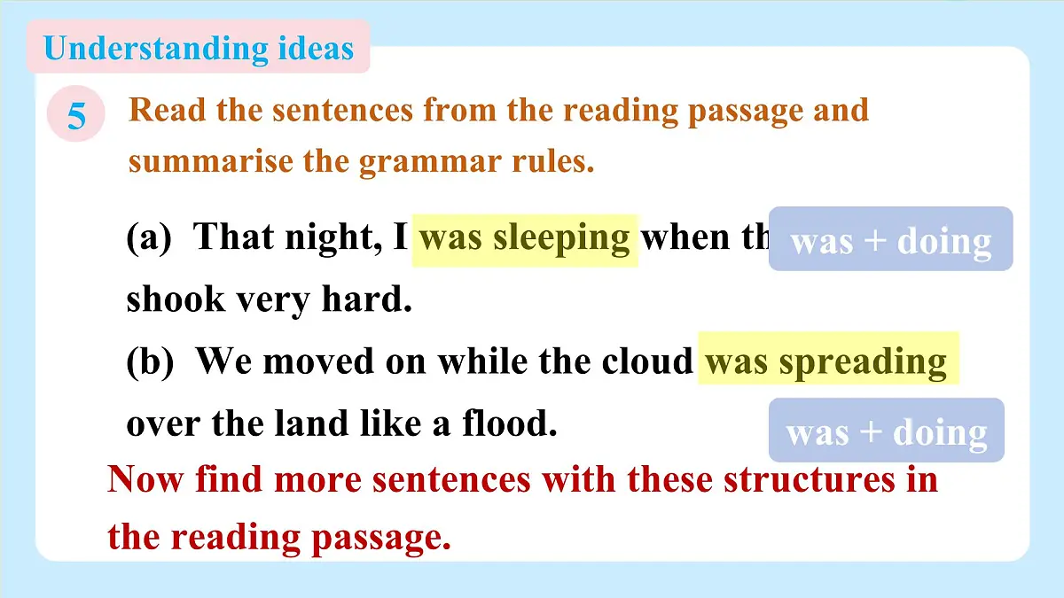 Unit 6 When disaster strikes Understanding ideas (Grammar)(教学课件)-初中英语外研版(2024)八年级上册第7页