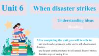 初中英语外研版(2024)八年级上册(2024)Unit 6 When disaster strikesUnderstanding ideas教学ppt课件