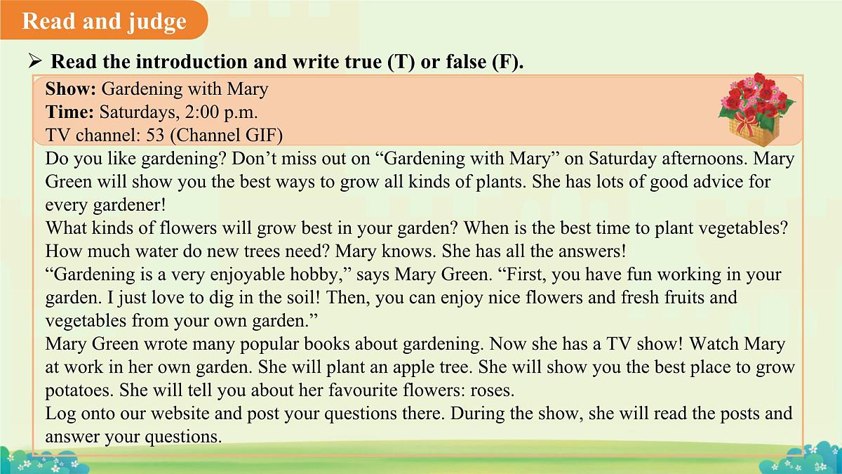 Unit 8 I love nature! Lesson 2 课件 英语冀教版(2024)七年级下册第6页