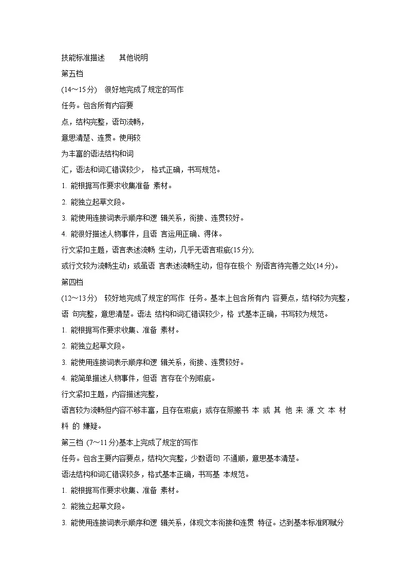 2024年陕西省宝鸡市陈仓区中考二模英语试题答案第3页