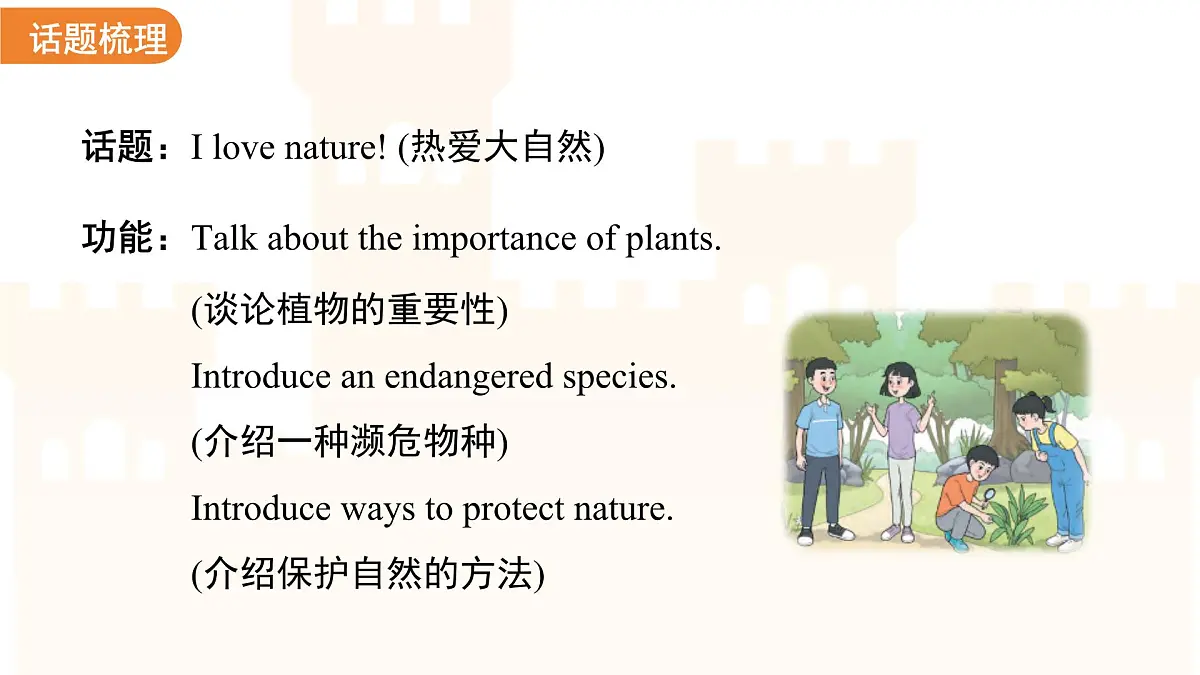 Unit 8 I love nature!单元复习课件 英语冀教版(2024)七年级下册第5页