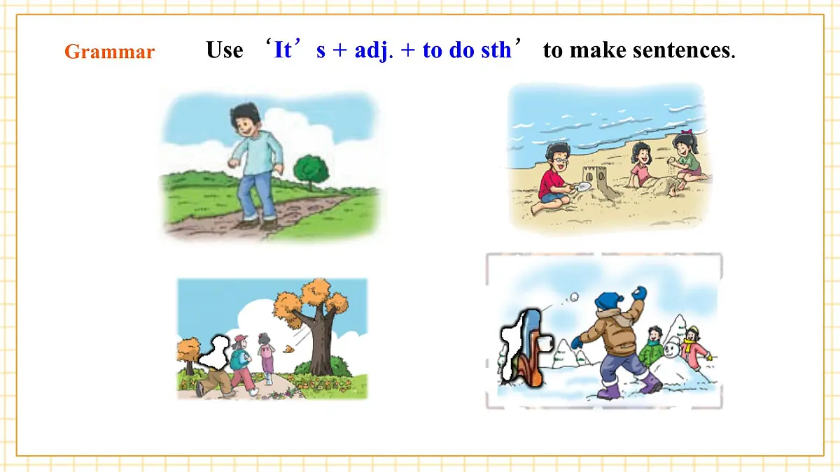 7A Unit 3 The seasons 第二课时Grammar&Listening课件第8页