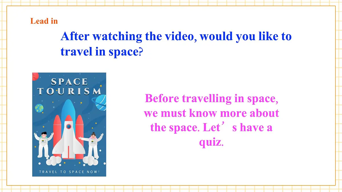 Unit 5 Off to space 第一课时Reading课件第5页