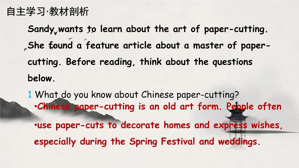 新译林版初中英语7年级下册Unit4 Chinese folk art Reading 2 课件第2页
