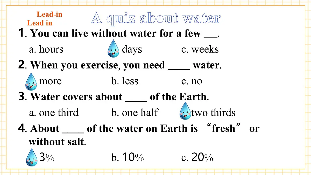 Unit 5 Water is life 第一课时Reading课件第6页