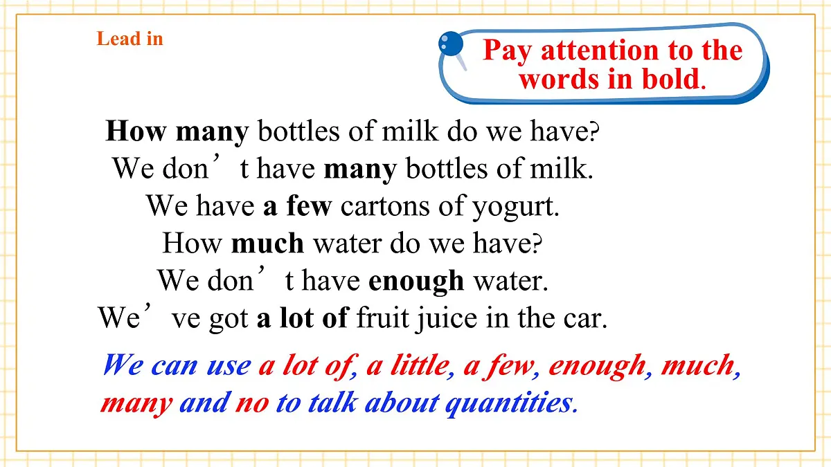 Unit 5 Water is life第3课时Grammar课件第6页