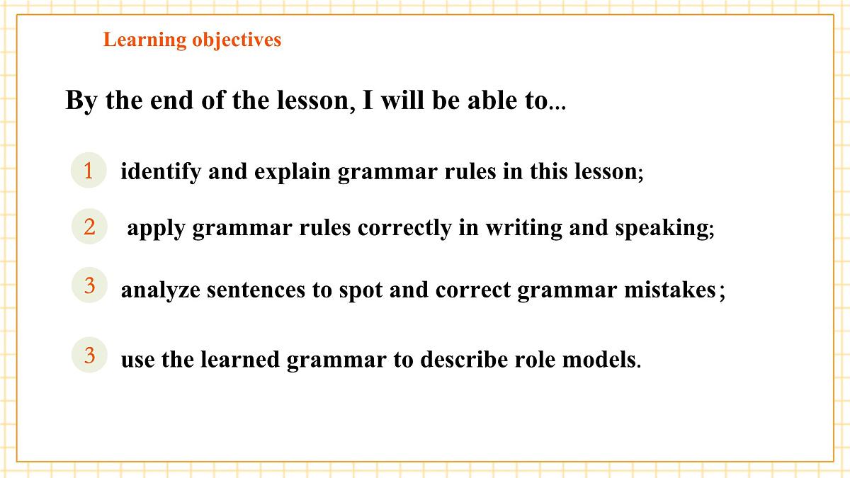 Unit 7 Role models of our time 第3课时Grammar教学课件第3页