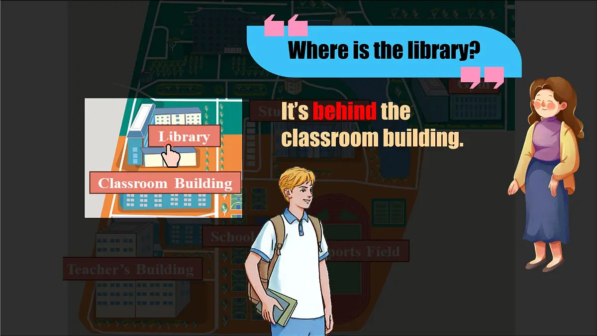初中 英语 人教版(2024) 七年级上册Unit 3 My School Section A 课件第4页