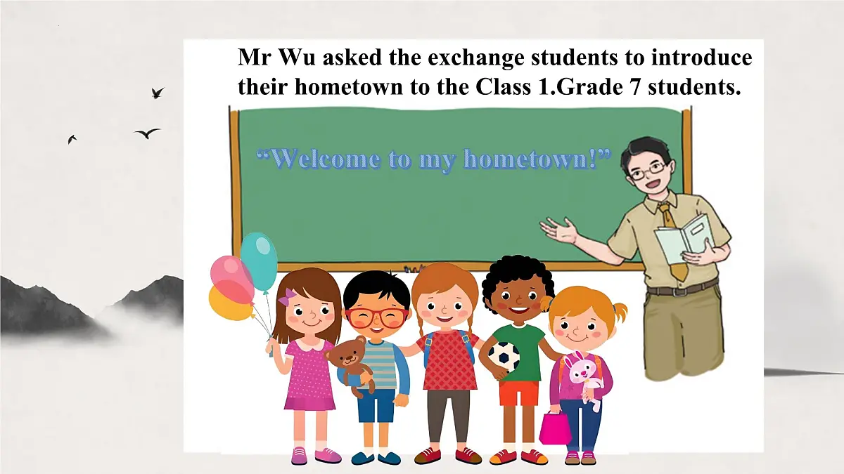 新译林版初中英语七年级上册 7A U3 My hometown Integration 2课件第4页