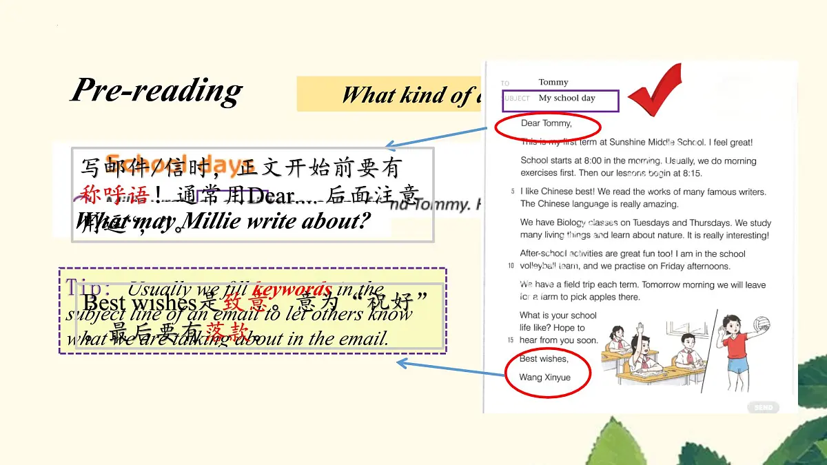 新译林版初中英语七年级上册 7A U4 School days Reading 1 课件第4页